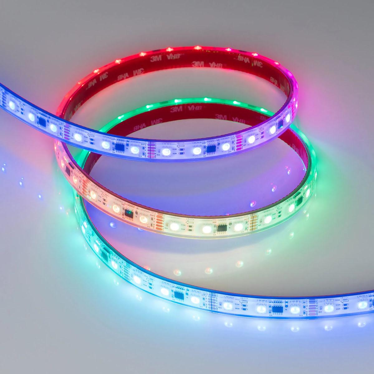 Светодиодная лента герметичная Arlight 14W/m 60LED/m 5060SMD разноцветный 5М DMX-PFS-B60-12mm 12V 039175
