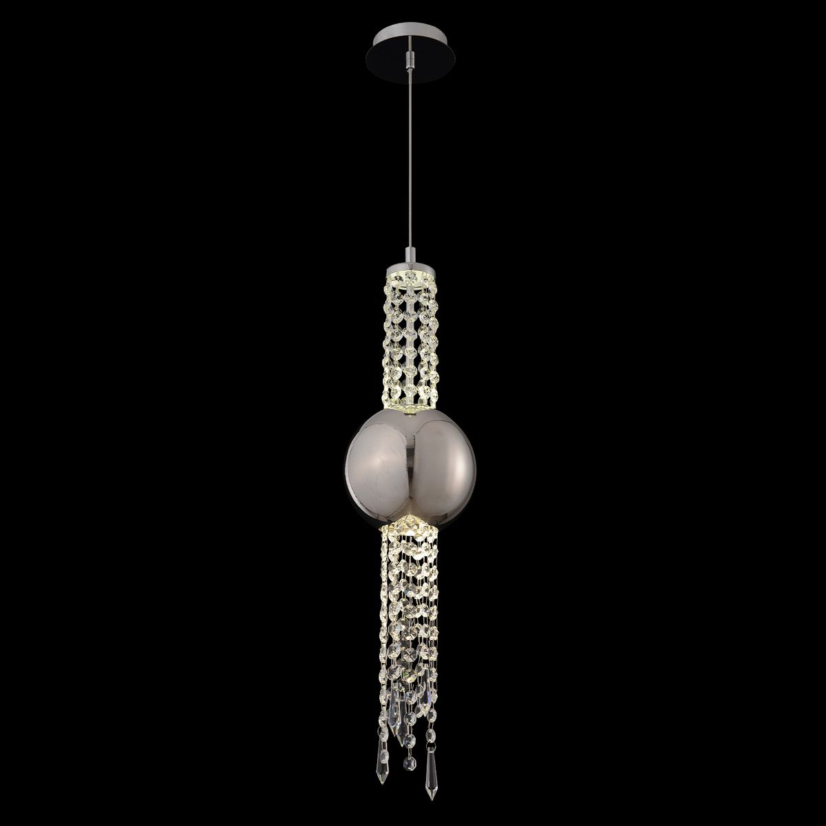 Подвесной светодиодный светильник Crystal Lux Navajo SP3W Led Chrome