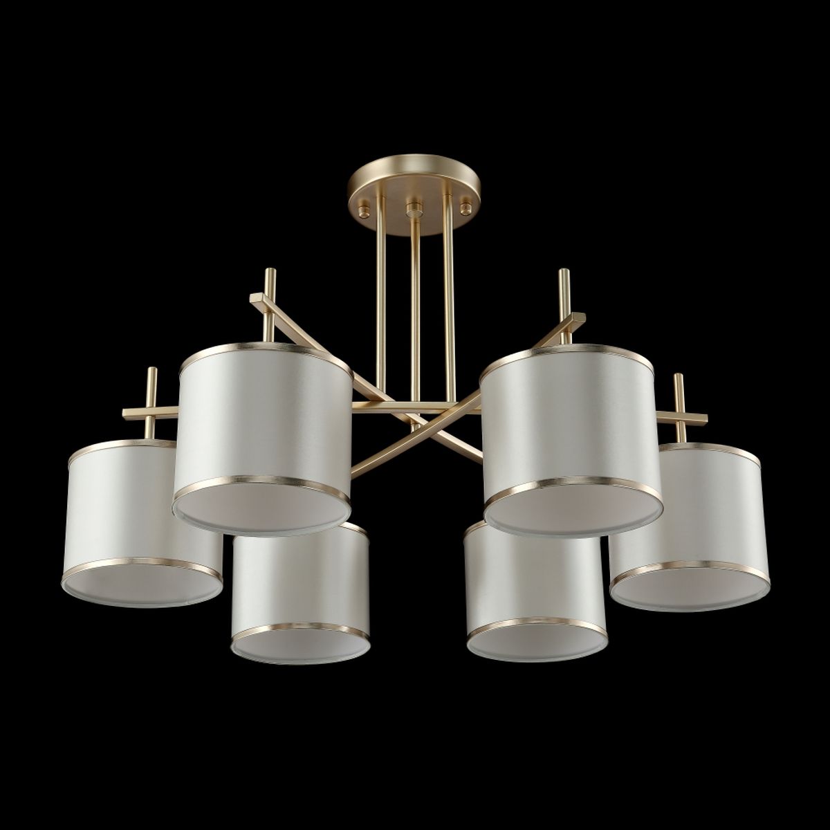 Потолочная люстра Crystal Lux Sergio PL6 Gold