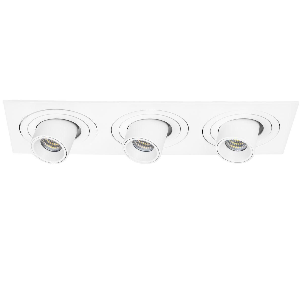 Комплект из светильника и рамки Lightstar Intero Tubo (217536+217162+217162+217162) i536162