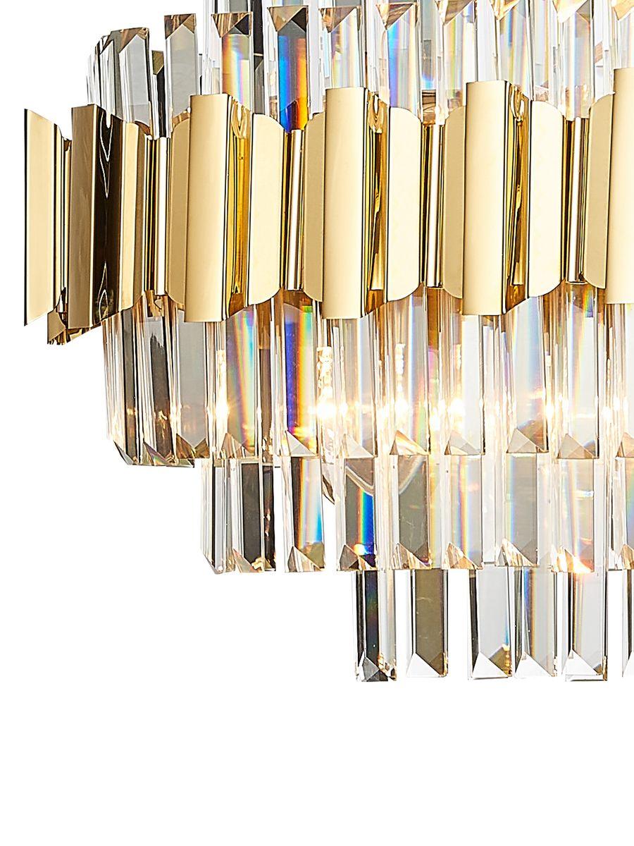 Подвесная люстра Natali Kovaltseva Ruby 81442/12C Gold