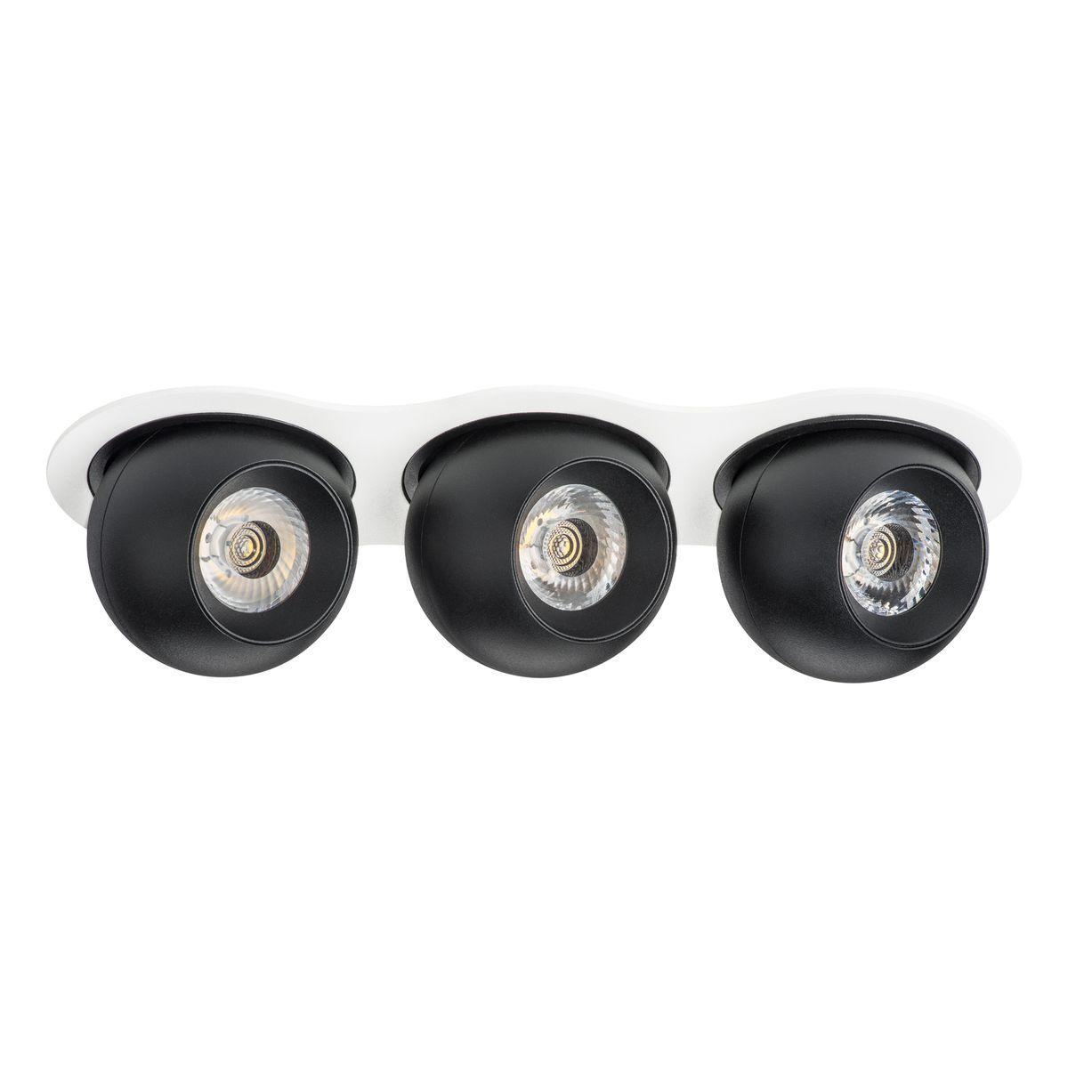 Комплект из светильника и рамки Lightstar Intero Ball (217636+217072+217072+217072) i636727272