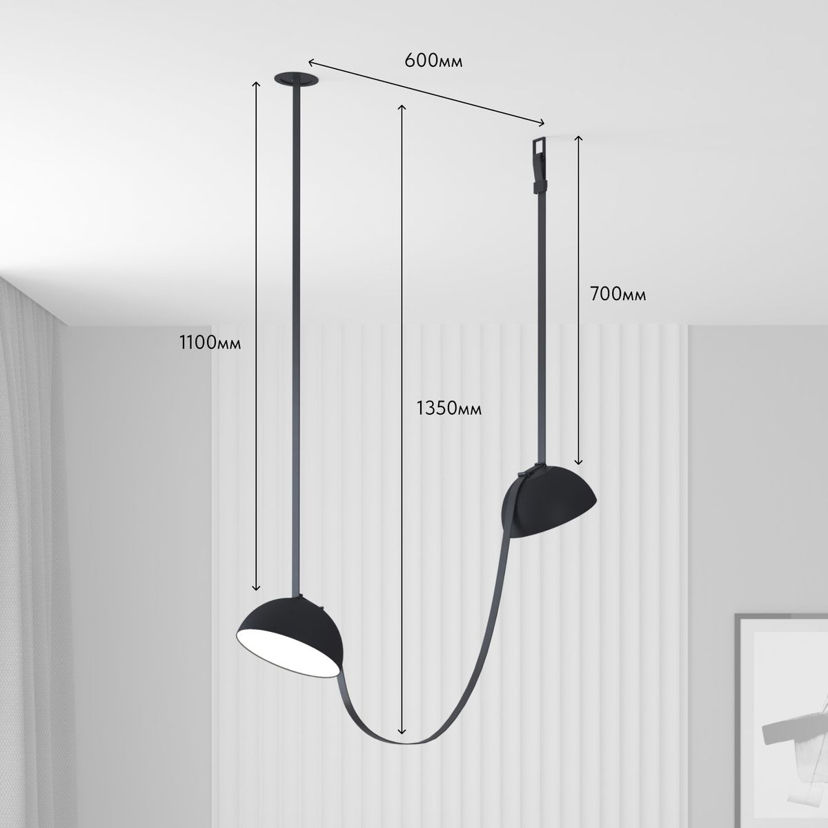 Комплект ременной трековой системы Denkirs Belty Set DK55SET14-01-DG