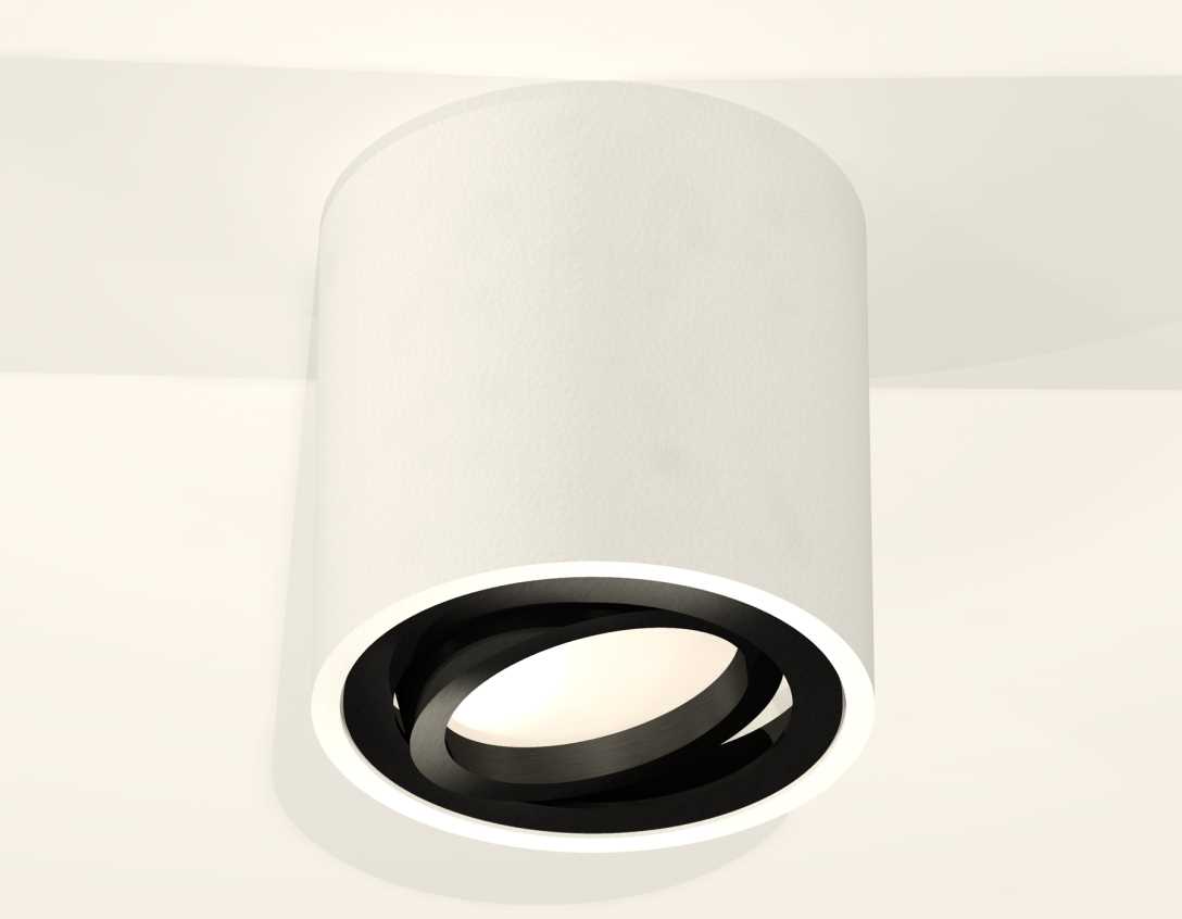 Комплект накладного светильника Ambrella light Techno Spot XS7531002 SWH/PBK белый песок/черный полированный (C7531, N7002)