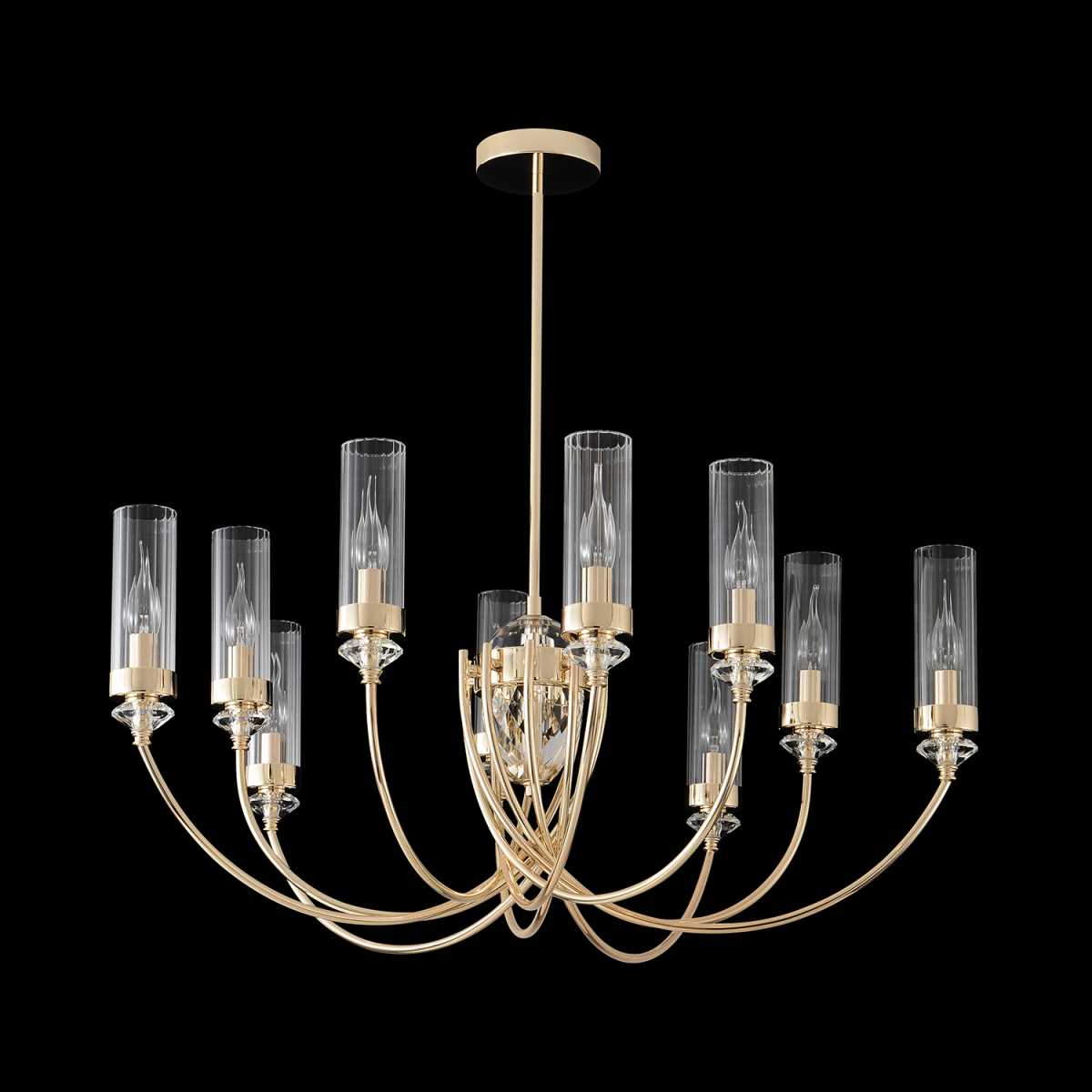 Люстра Crystal Lux SECRET SP10 GOLD