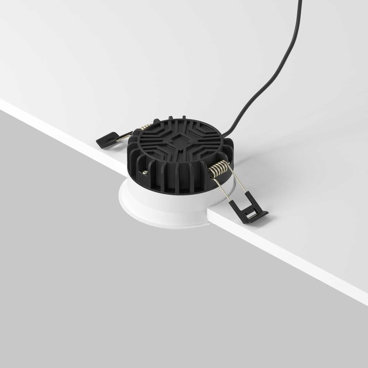 Встраиваемый светильник Maytoni Technical Downlight DL055-8W3K-SEN-W