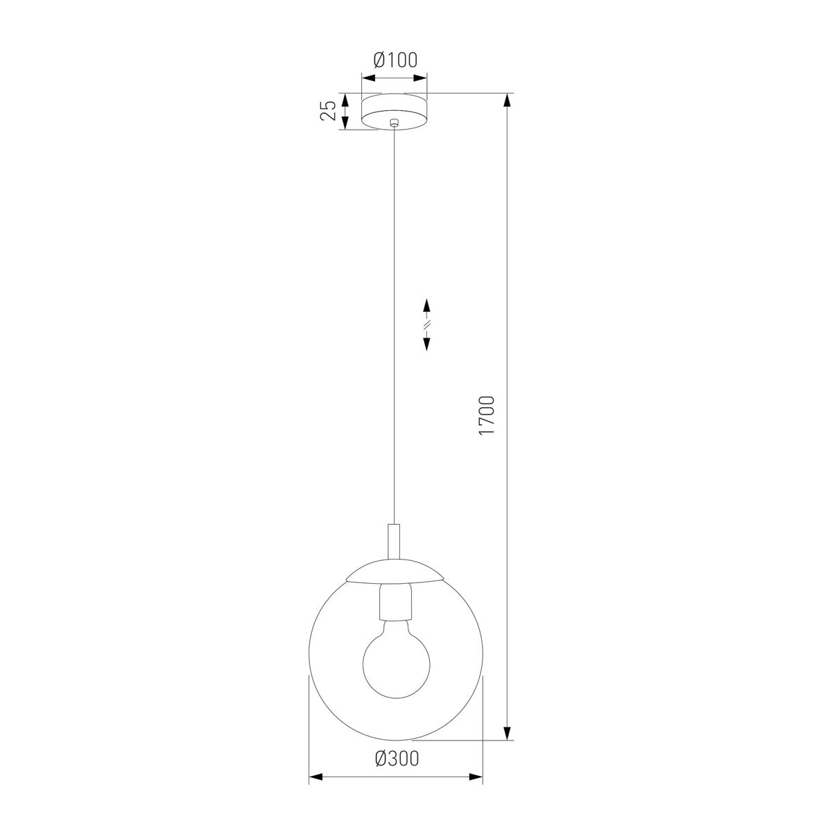 Подвесной светильник TK Lighting 3267 Esme