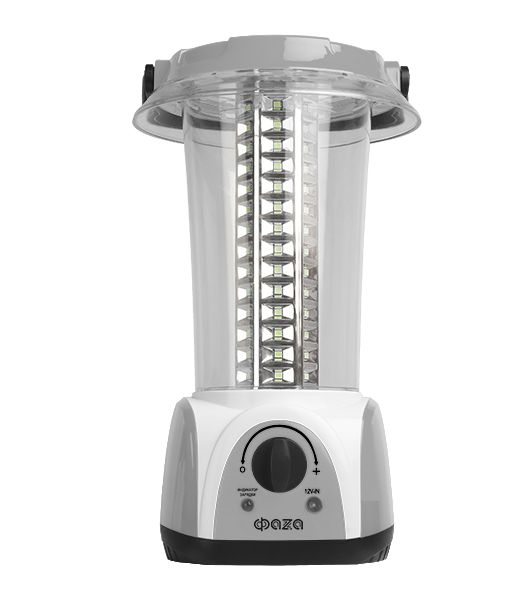 Кемпинговый светодиодный фонарь ФАZA аккумуляторный 450 лм 237х134 AccuF5-L84-gy