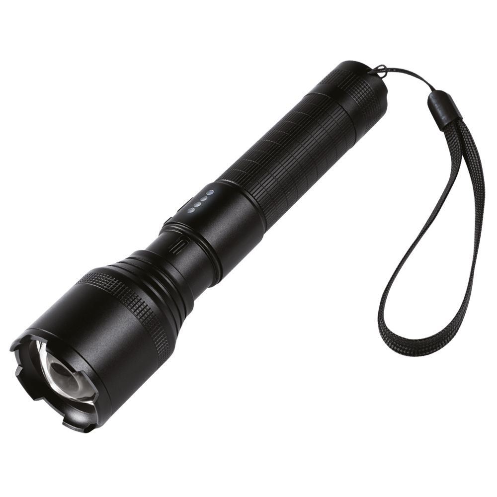 Ручной светодиодный фонарь ФАZA аккумуляторный 800 лм 165х40 AccuF1-L15WZ-bk