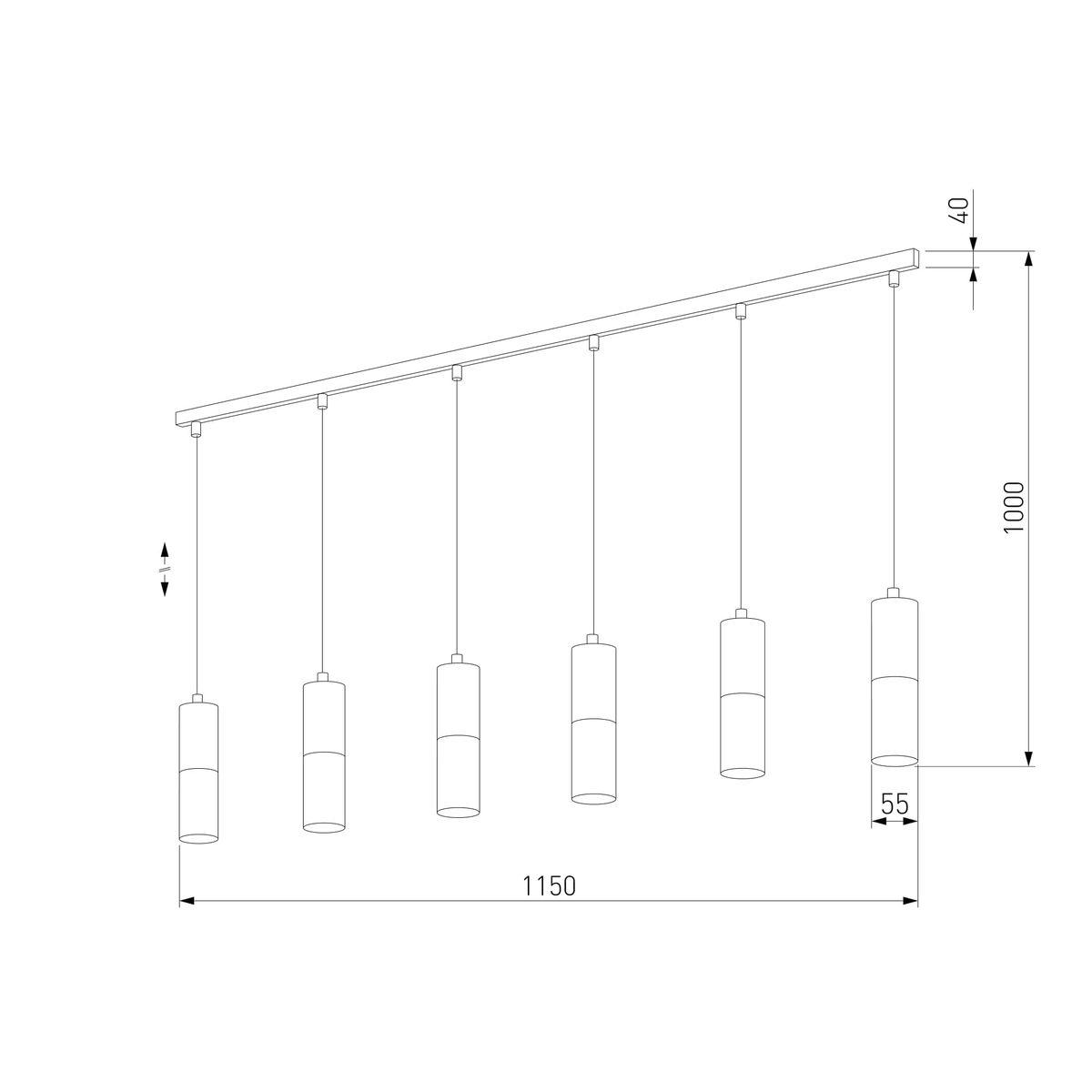 Подвесной светильник TK Lighting 4358 Elit White
