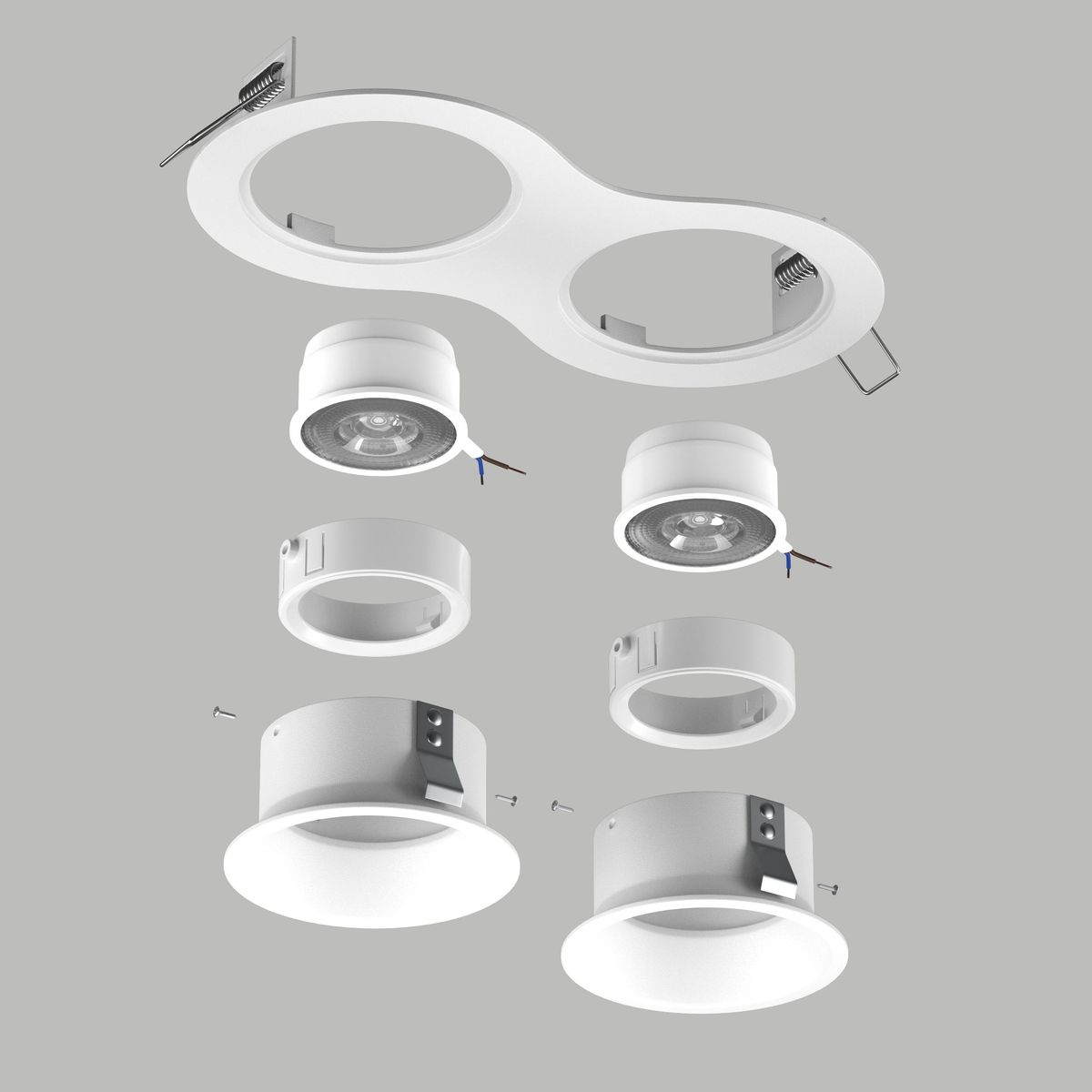 Комплект со светильником Lightstar Domino Round (214626+214606+214606+214006+214006) D6260606WMOD