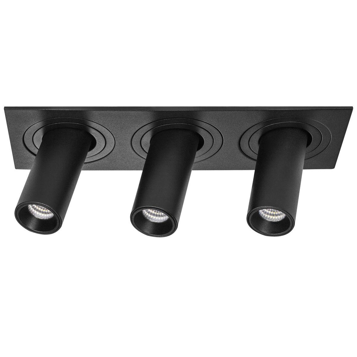 Комплект из светильника и рамки Lightstar Intero Tubo (217537+217272+217272+217272) i537272