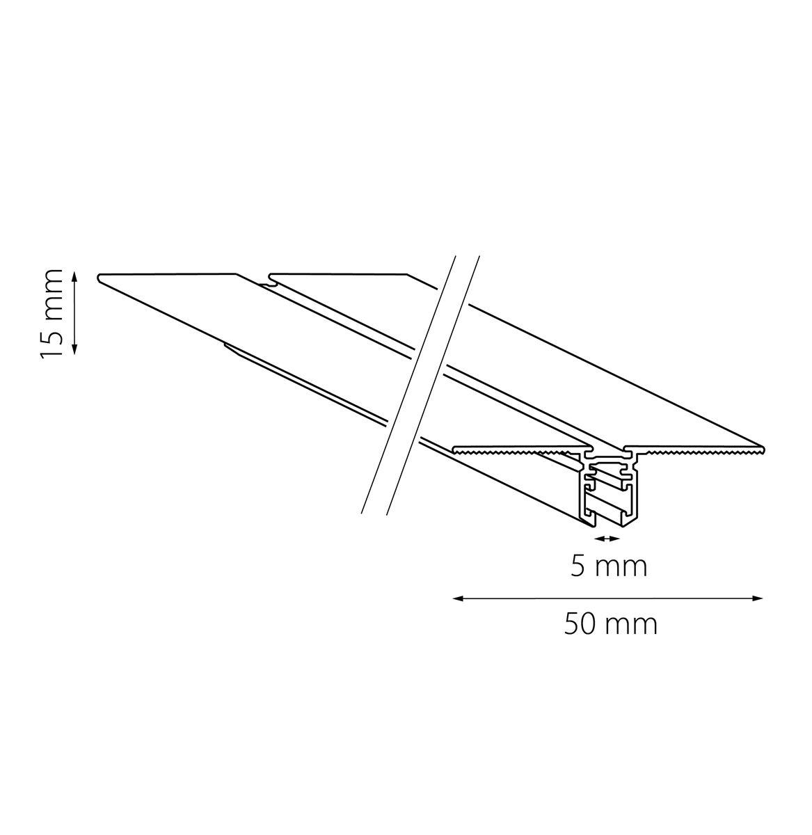 Шинопровод встраиваемый Lightstar Linea 506317