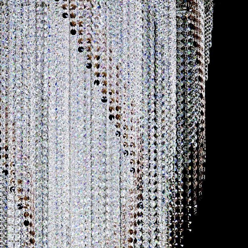 Каскадная люстра Artglass Flame 700x1600 CE