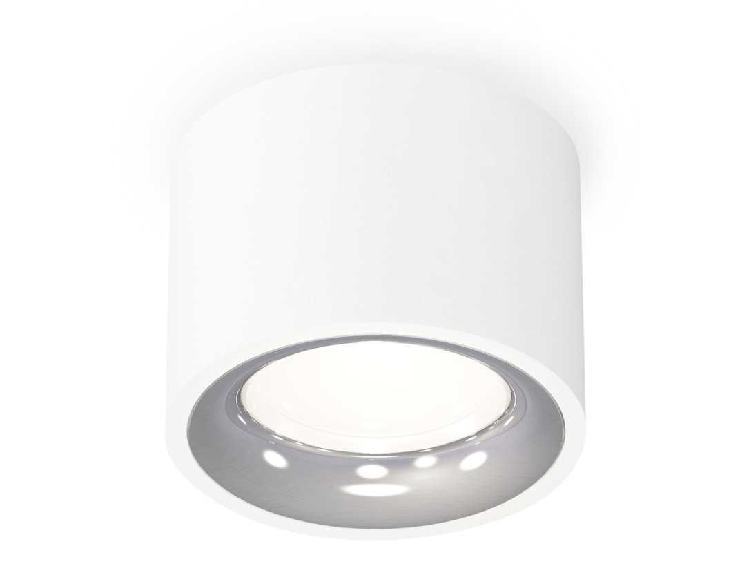 Комплект накладного светильника Ambrella light Techno Spot XS7510022 SWH/PSL белый песок/серебро полированное (C7510, N7012)
