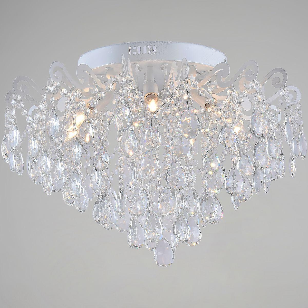 Потолочная люстра Reluce 04033-0.3-07 WH+SILVER PN