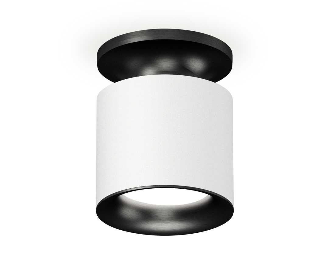 Комплект накладного светильника Ambrella light Techno Spot XS7401082 SWH/PBK белый песок/черный полированный (N7926, C7401, N7011)