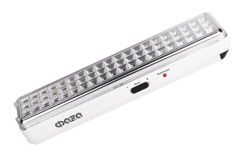 Переносной светодиодный фонарь ФАZA аккумуляторный 300 лм 328х80 AccuF9-L60-wh