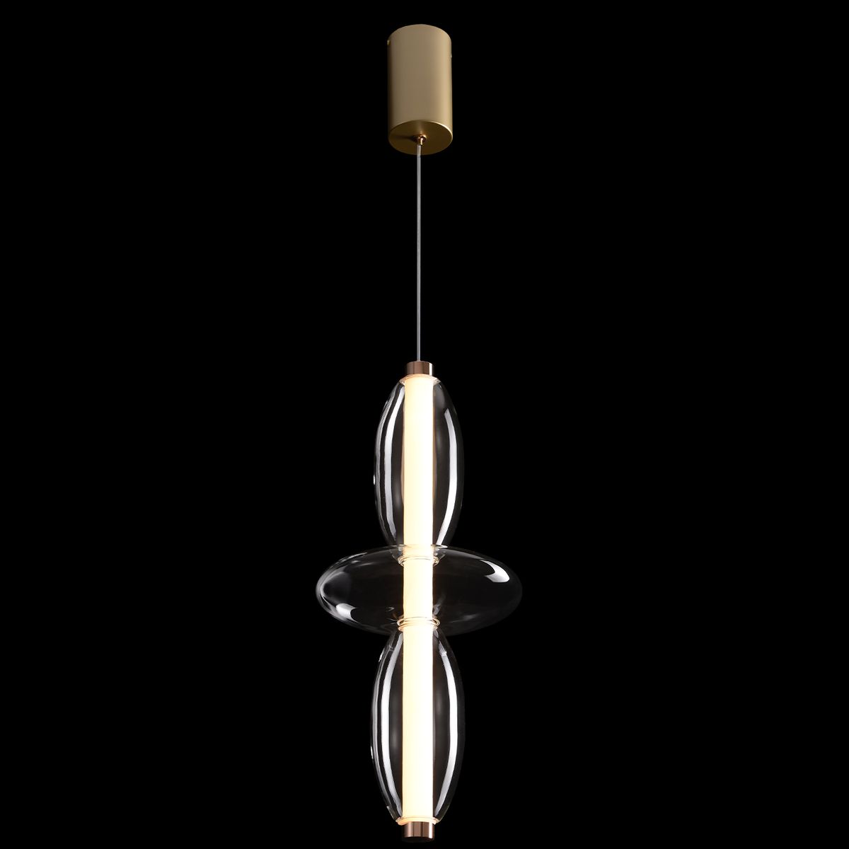 Подвесной светодиодный светильник Crystal Lux Quasar SP14W Led Transparent