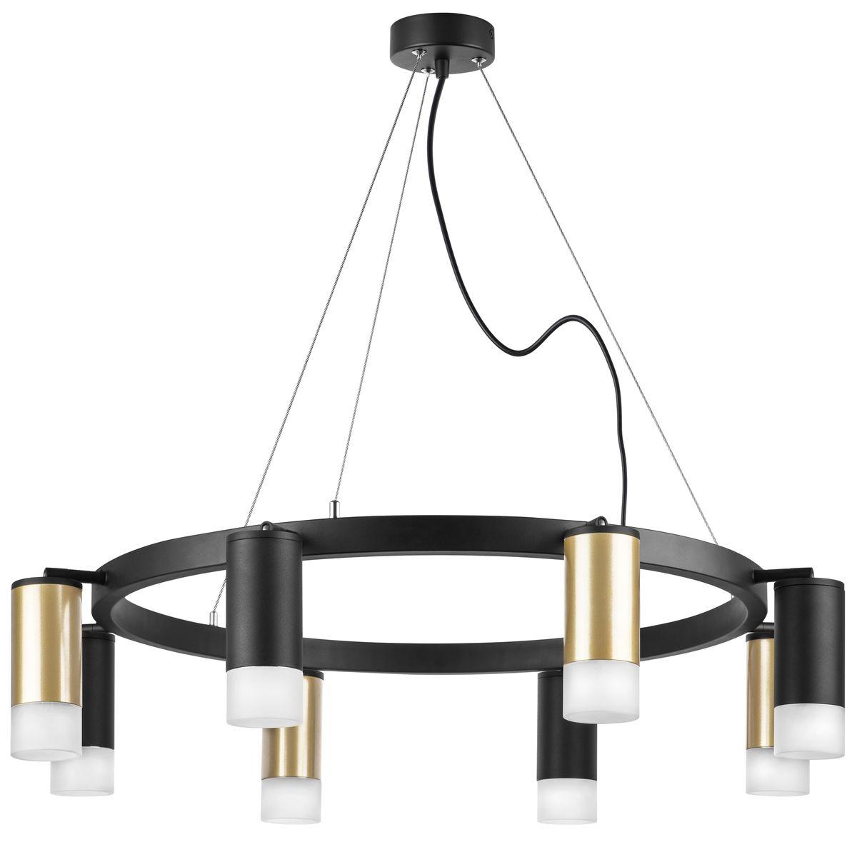 Комплект с подвесной люстрой Lightstar Rullo (571018+214440-4+214437-4+202431-8) LR0184043741