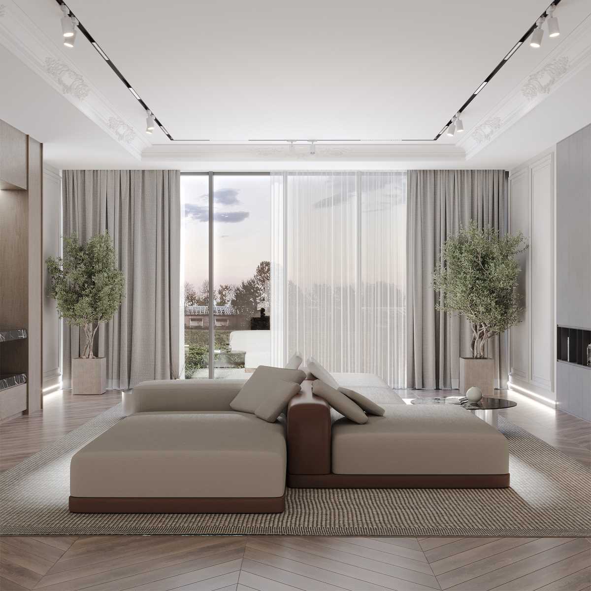 Шинопровод Hesby Lighting Skylite встраиваемый Однофазный 220В-2м, белый HSBL_0037