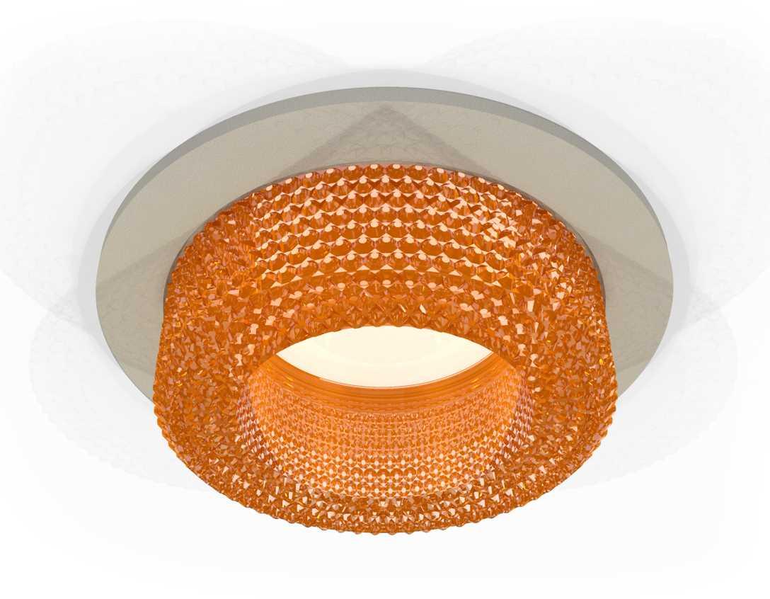 Комплект встраиваемого светильника Ambrella light Techno Spot XC7623024 SGR/CF серый песок/кофе (C7623, N7195)