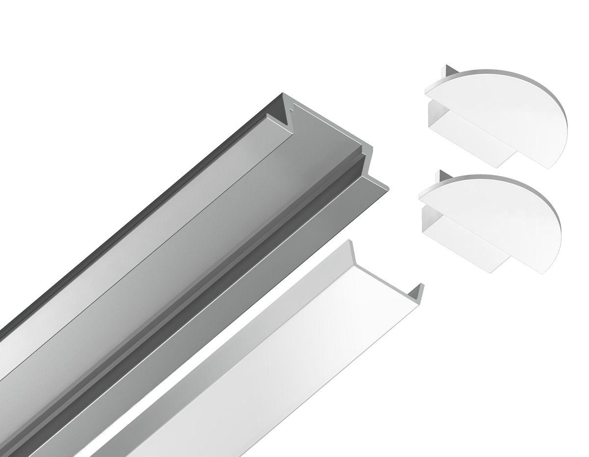 Встраиваемый профиль с рассеивателем Ambrella Illumination GP1001AL