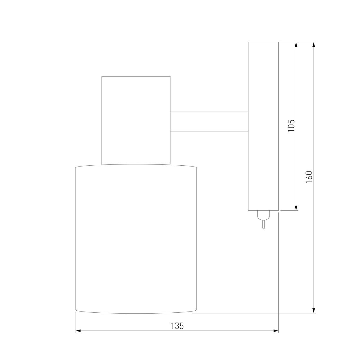Спот Eurosvet Corso 20089/1 бронза