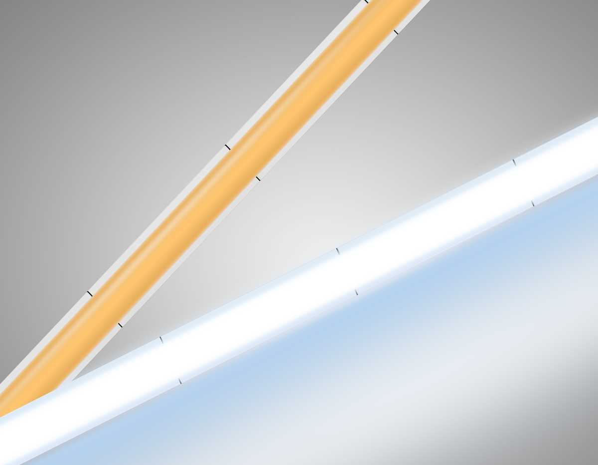 Светодиодная лента Ambrella Light GS4613 COB 400Led/10W m/ 24V IP20 6500K/ 5m*5mm*2.1mm (2 конт.) GS4613