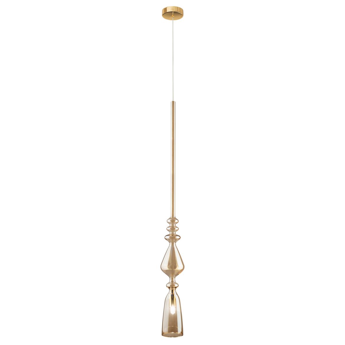 Подвесной светильник Crystal Lux Lux New SP1 B Amber