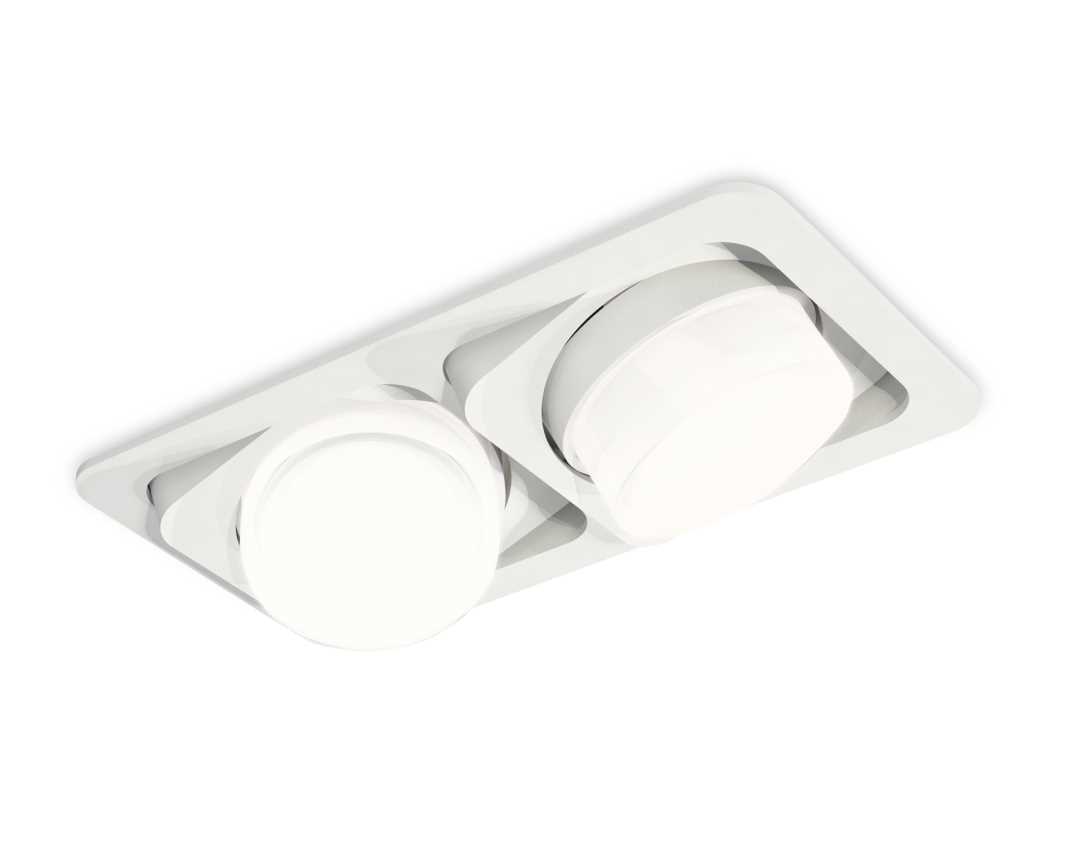 Комплект встраиваемого светильника Ambrella light Techno Spot XC7663083 SWH/FR/CL белый песок/белый матовый/прозрачный (C7663, N7160)