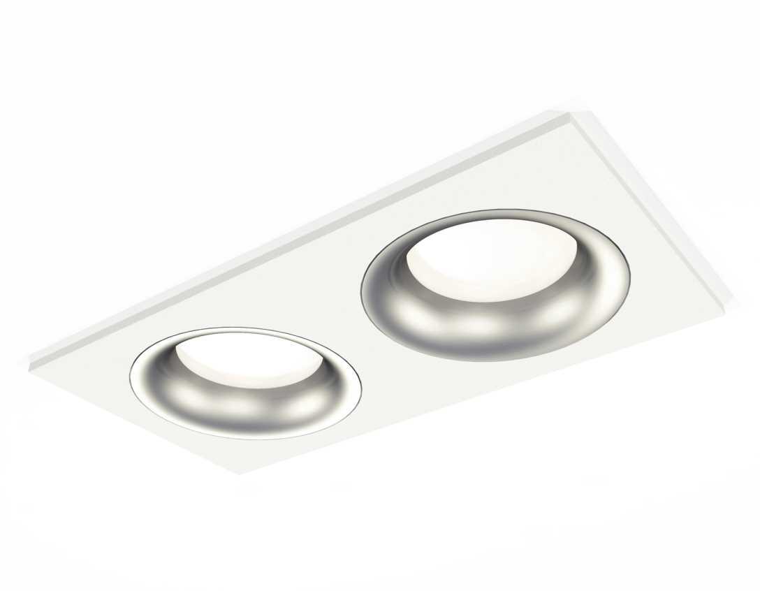 Комплект встраиваемого светильника Ambrella light Techno Spot XC7635004 SWH/MCH белый песок/хром матовый (C7635, N7013)