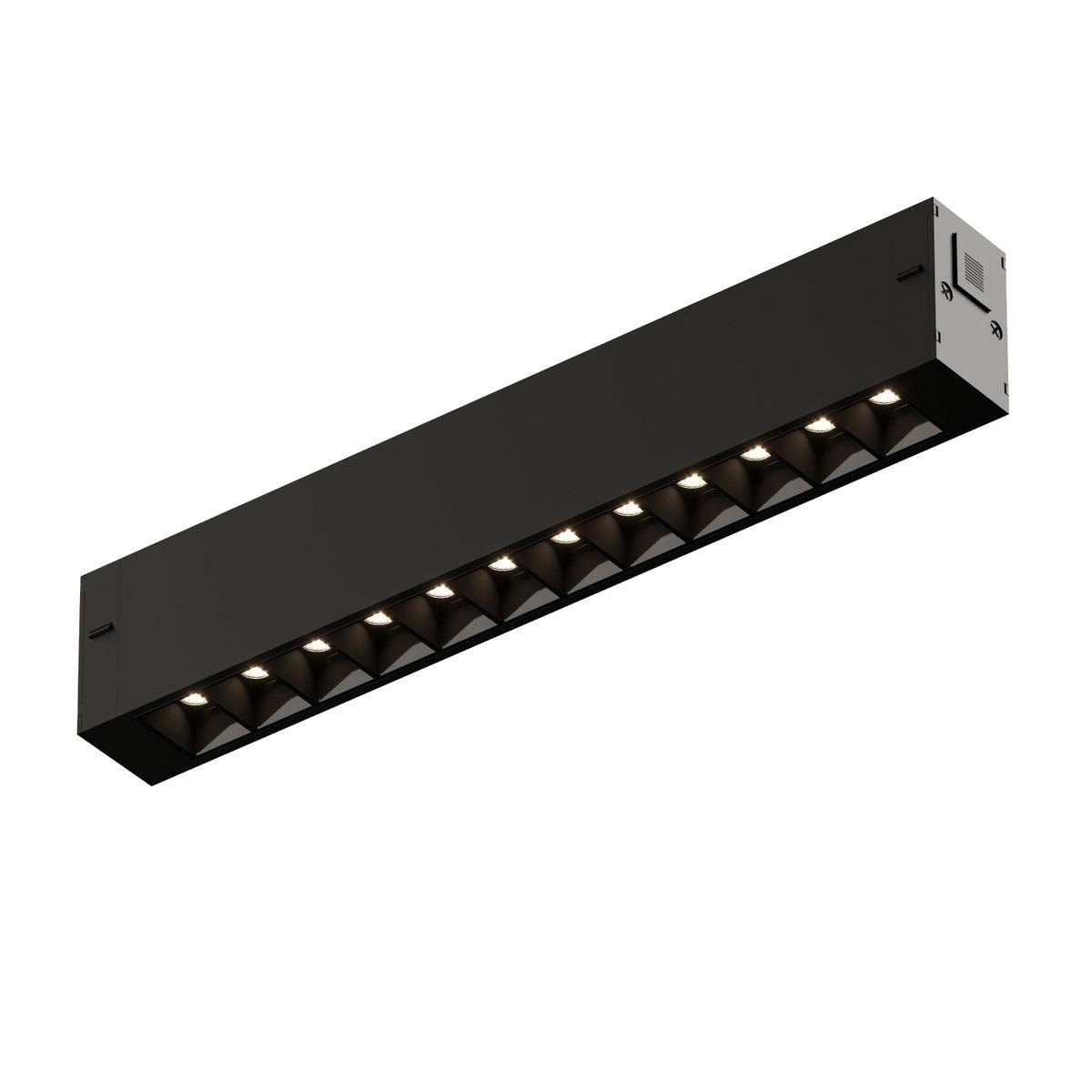 Трековый светодиодный светильник Denkirs Simple Grill DK8101-BK