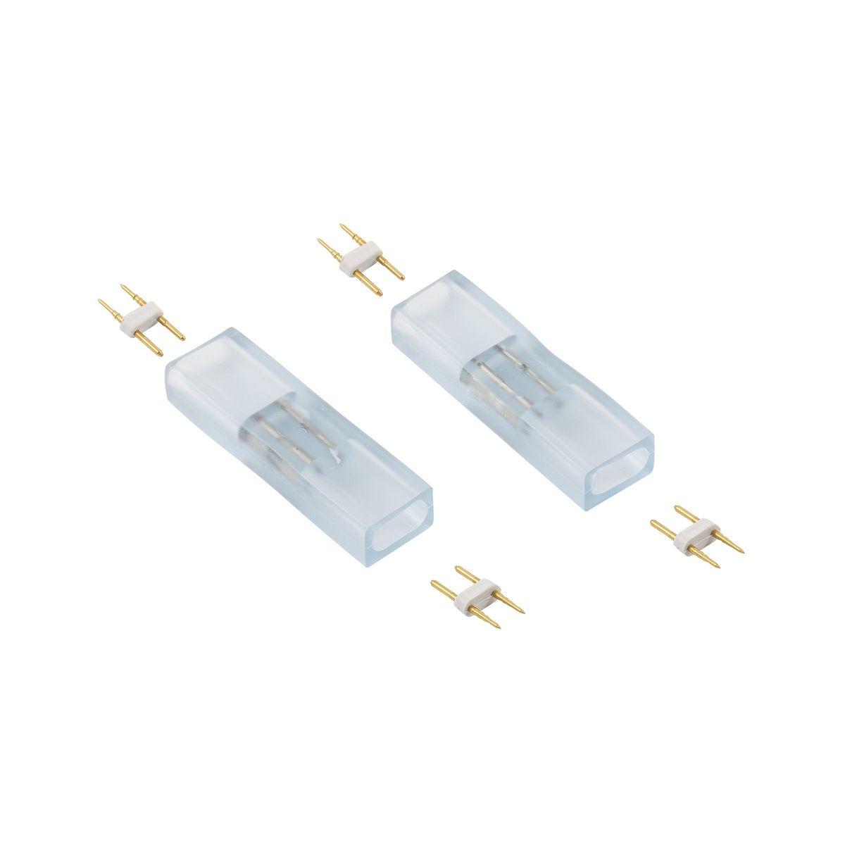 Комплект коннекторов Apeyron для прямого соединения двустороннего неона (2 шт) 09-52-2