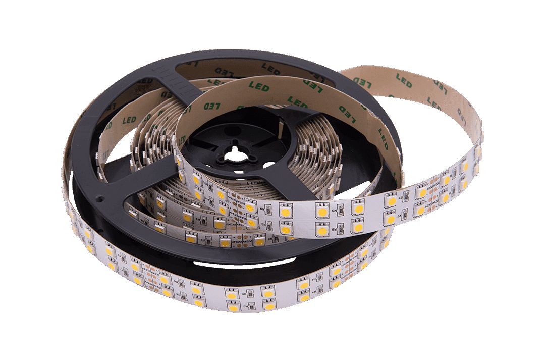 Светодиодная лента SWG 28,8W/m 120Led/m 5050SMD теплый белый 5M SWG5120-24-28.8-WW-М 009704
