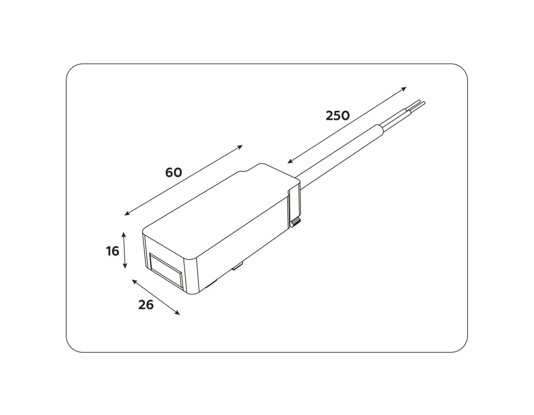 Ввод питания для шинопровода Ambrella light Track System GV1261