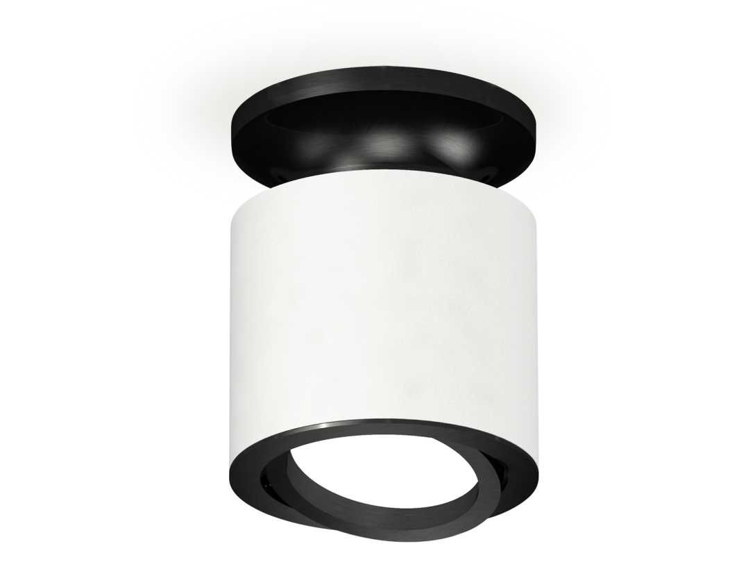 Комплект накладного светильника Ambrella light Techno Spot XS7401081 SWH/PBK белый песок/черный полированный (N7926, C7401, N7002)