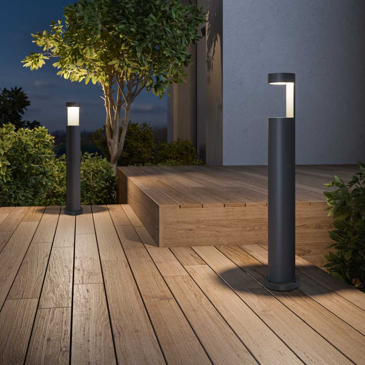 Уличный светодиодный светильник Elektrostandard Nimbus 35126/F серый a055642