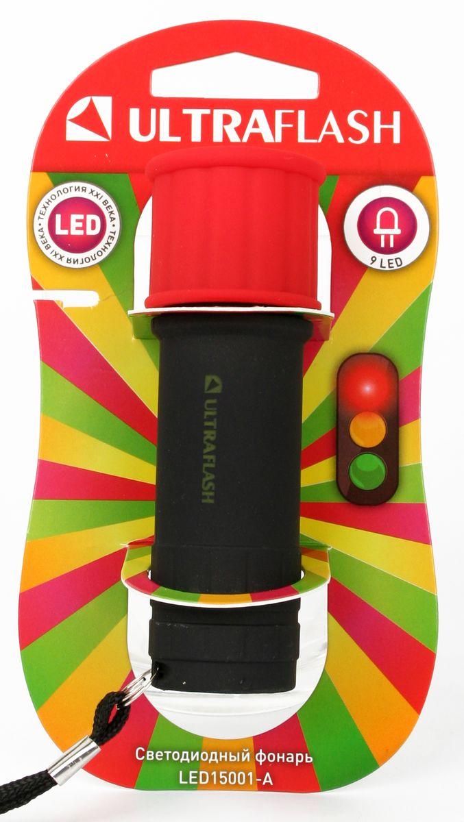 Ручной светодиодный фонарь Ultraflash Active от батареек 98х30 35 лм LED15001-A 10479