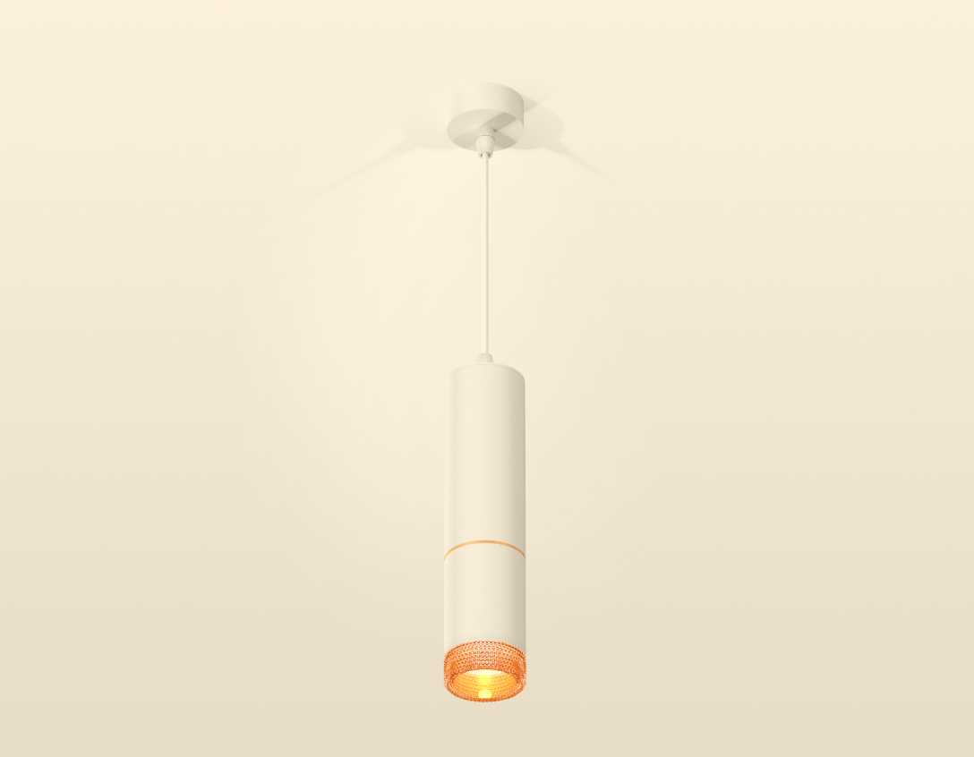 Комплект подвесного светильника Ambrella light Techno Spot XP6312020 SWH/CF белый песок/кофе (A2301, C6342, A2062, C6312, N6154)