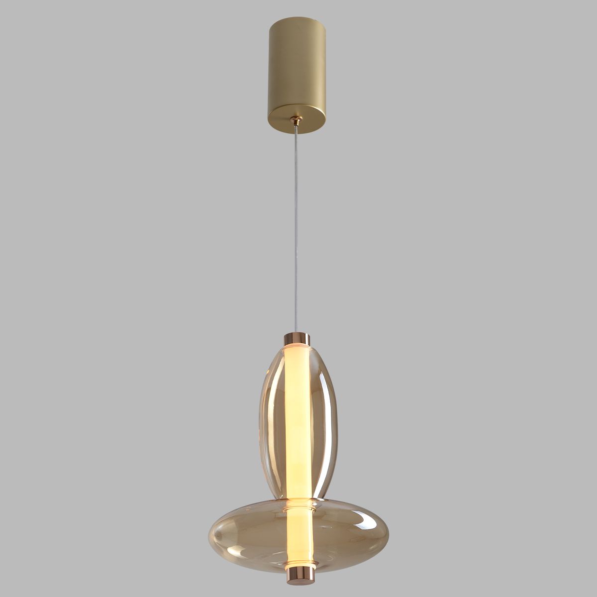 Подвесной светодиодный светильник Crystal Lux Quasar SP7W Led Amber