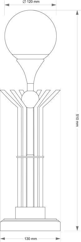 Настольный светильник KUTEK BARI BAR-LG-1(P)