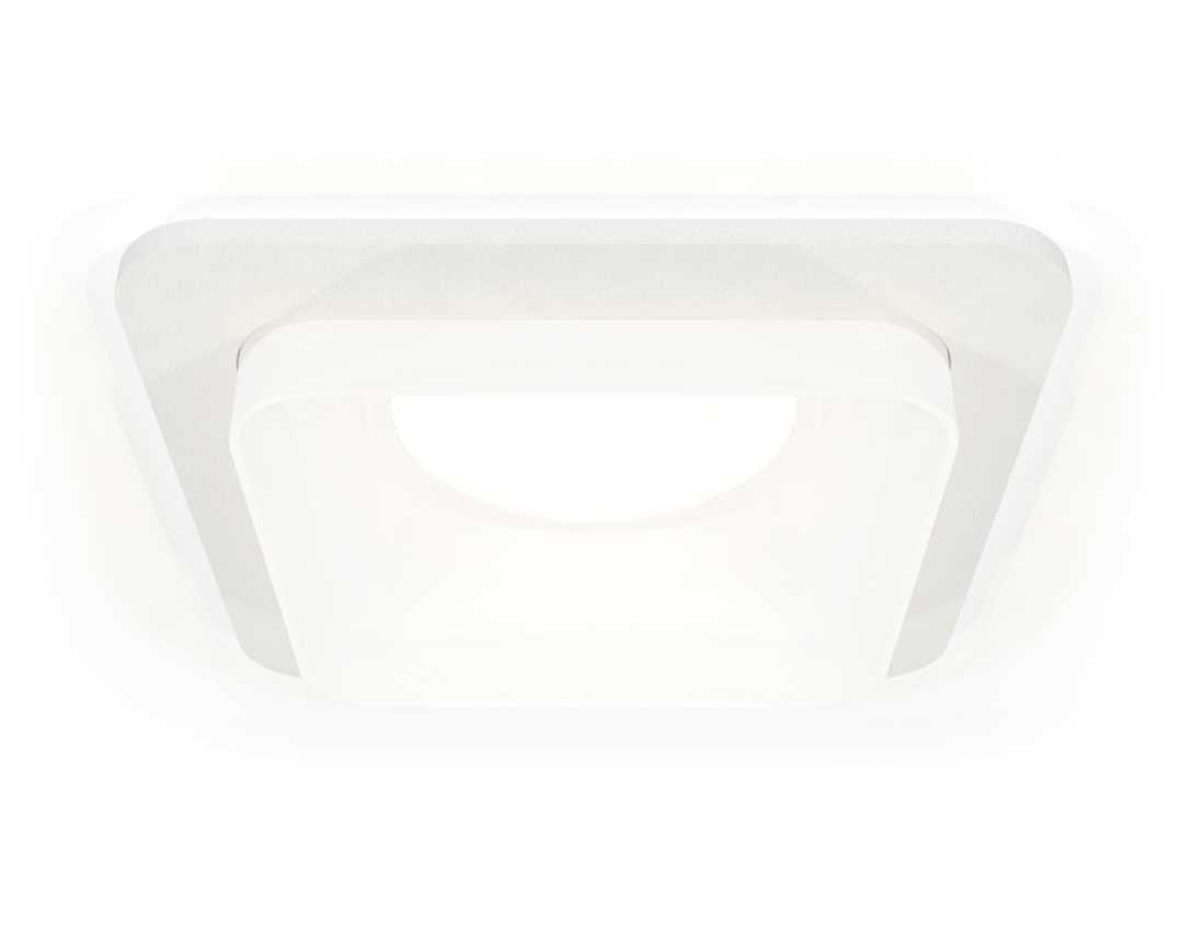Комплект встраиваемого светильника Ambrella light XC7901013 SWH/FR белый песок/белый матовый MR16 GU5.3 (C7901, N7755)