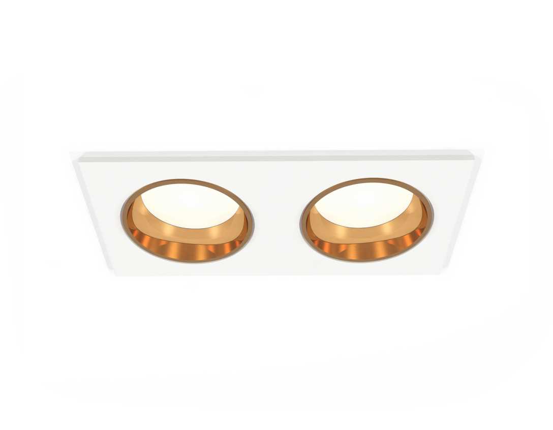 Комплект встраиваемого светильника Ambrella light Techno Spot XC6525004 SWH/PYG белый песок/золото желтое полированное (C6525, N6113)