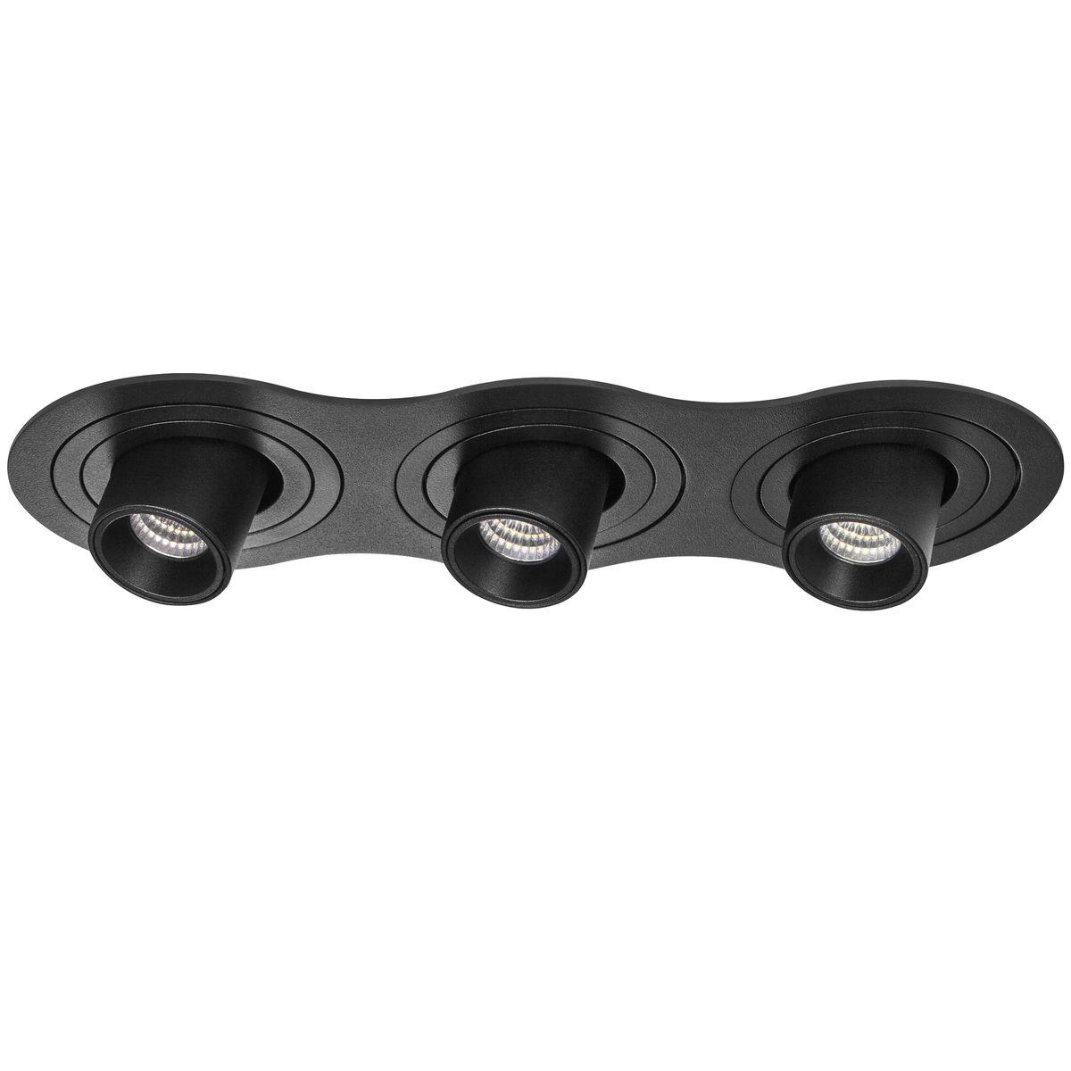 Комплект из светильника и рамки Lightstar Intero Tubo (217637+217172+217172+217172) i637172