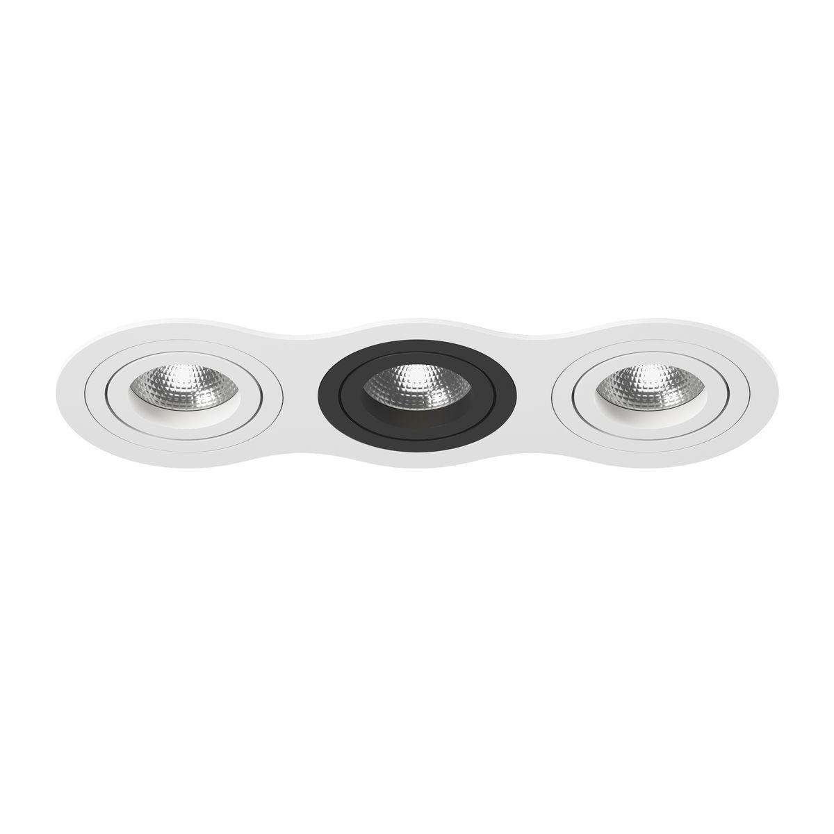 Комплект из светильника и рамки Lightstar Intero 16 (217636+217606+217607+217606) i636060706