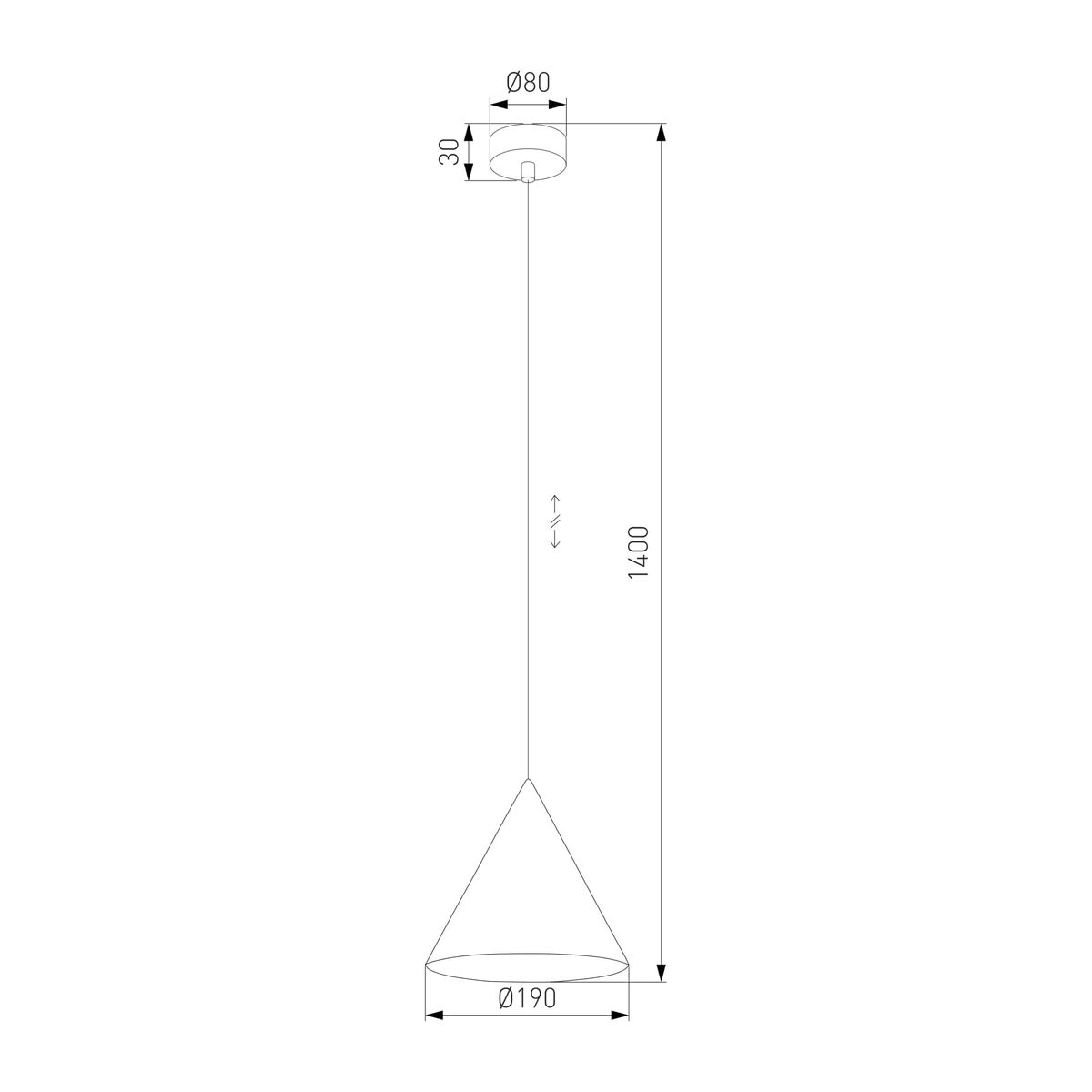 Подвесной светильник TK Lighting 10074 Cono