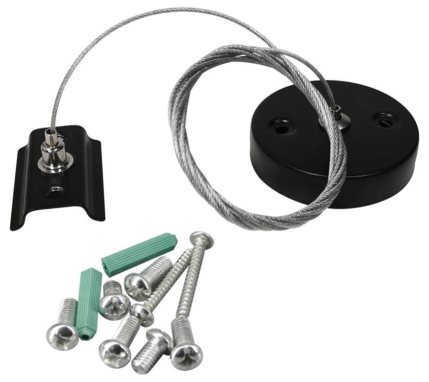 Подвес тросовый Hesby Lighting Skylite для  накладного шинопровода 220В, чёрный HSBL_0010