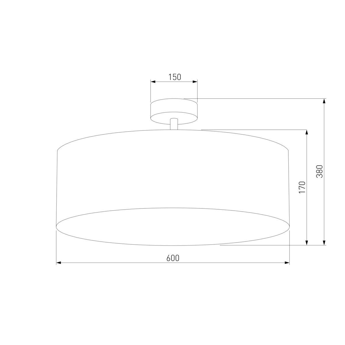 Потолочный светильник TK Lighting 3998 Rondo Beige