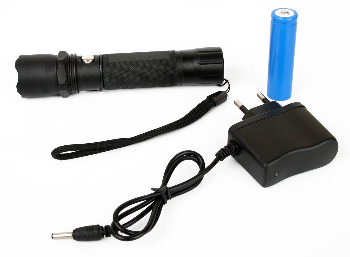 Ручной светодиодный фонарь Ultraflash Accu Profi аккумуляторный 130х36 80 лм E145 12352